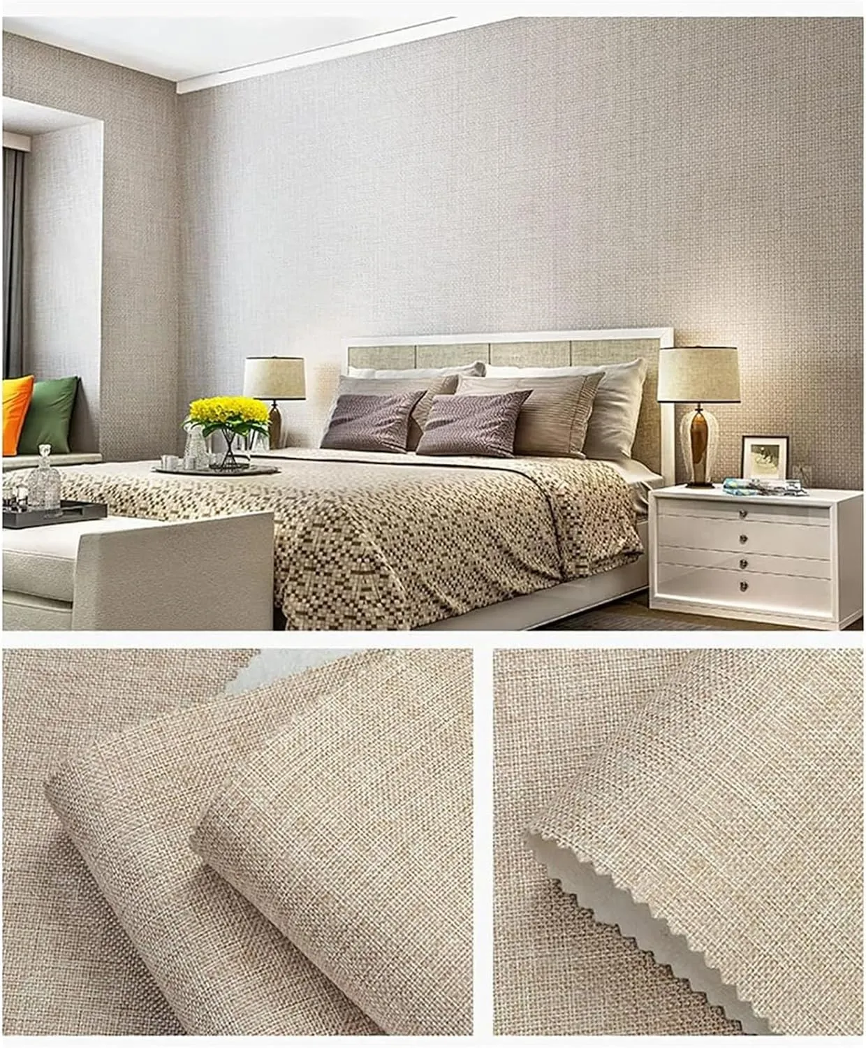 Faux Leather Fabric，Leathaire Fabric， Texture Faux Leather Sheets(1.38X9m)