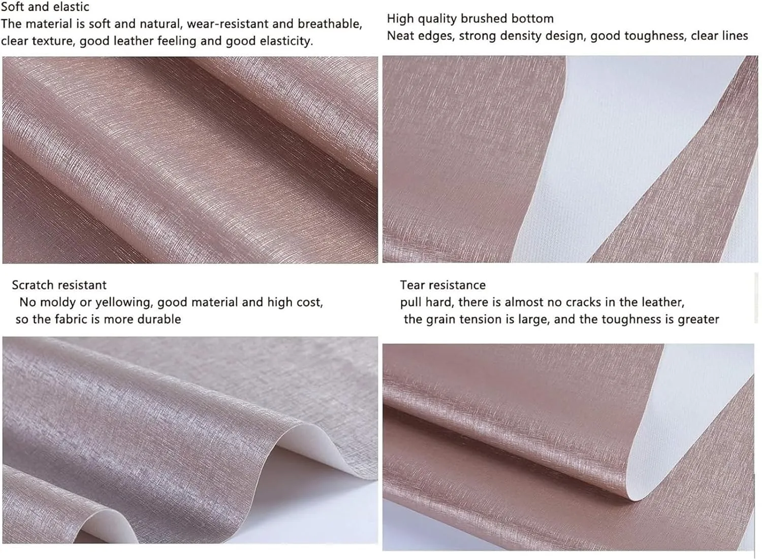 Faux Leather Fabric，Leathaire Fabric， Upholstery Leatherette Faux Leather Upholstery Crafts DIY Sewings Sofa Handbag Car Seat(1.38x9m)