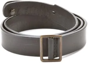 French Mas, Berthier, Lebel Black Drum Dyed Leather Sling