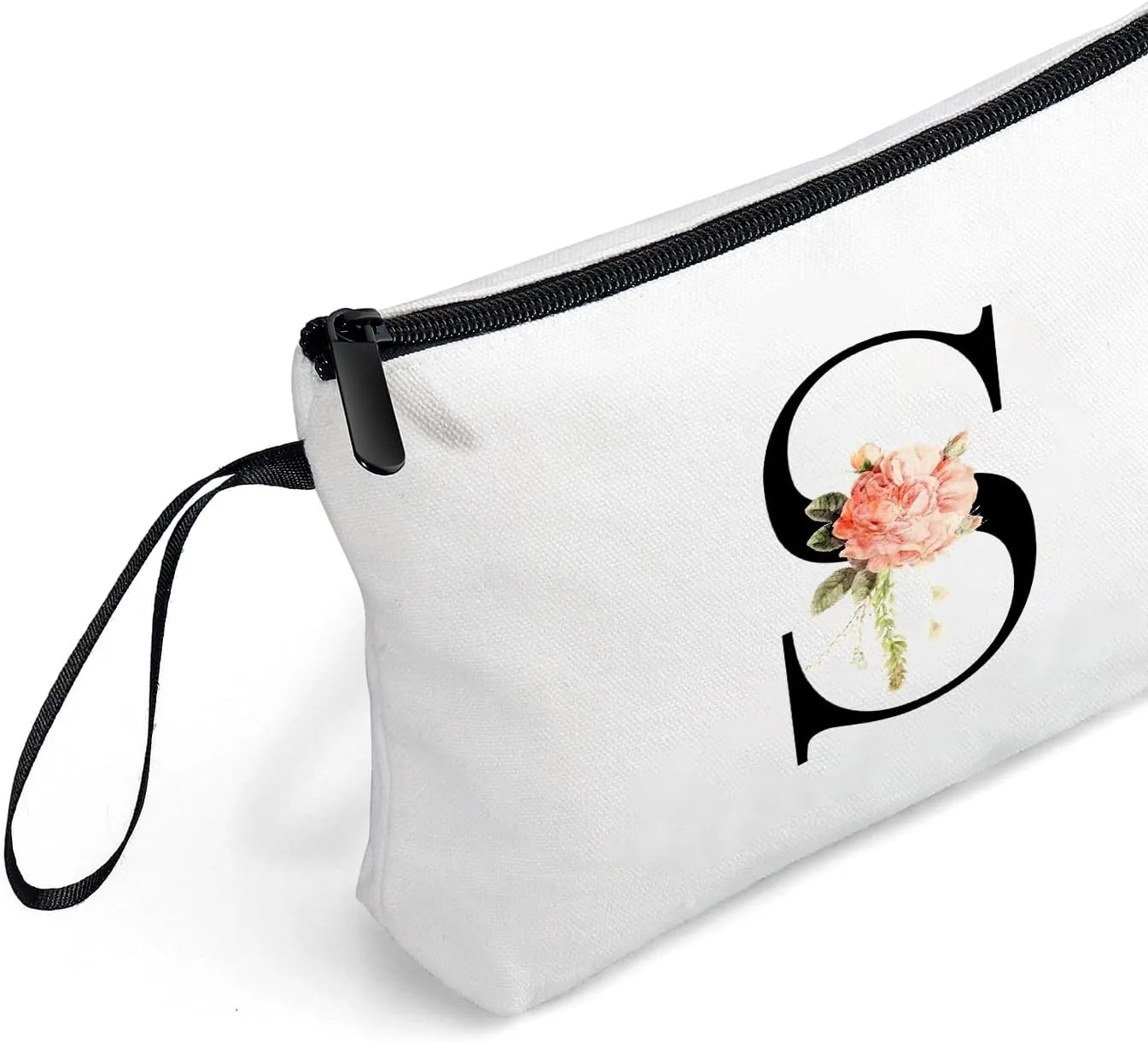 Friend Gifts for Women,Sister Birthday Gift Ideas,Womens Gifts,Gifts for Women Birthday Unique,Makeup Bag with Mirror,Makeup Bag for Purse,Personalized Gifts,Gifts for Mom,Christmas Gifts,Letter S