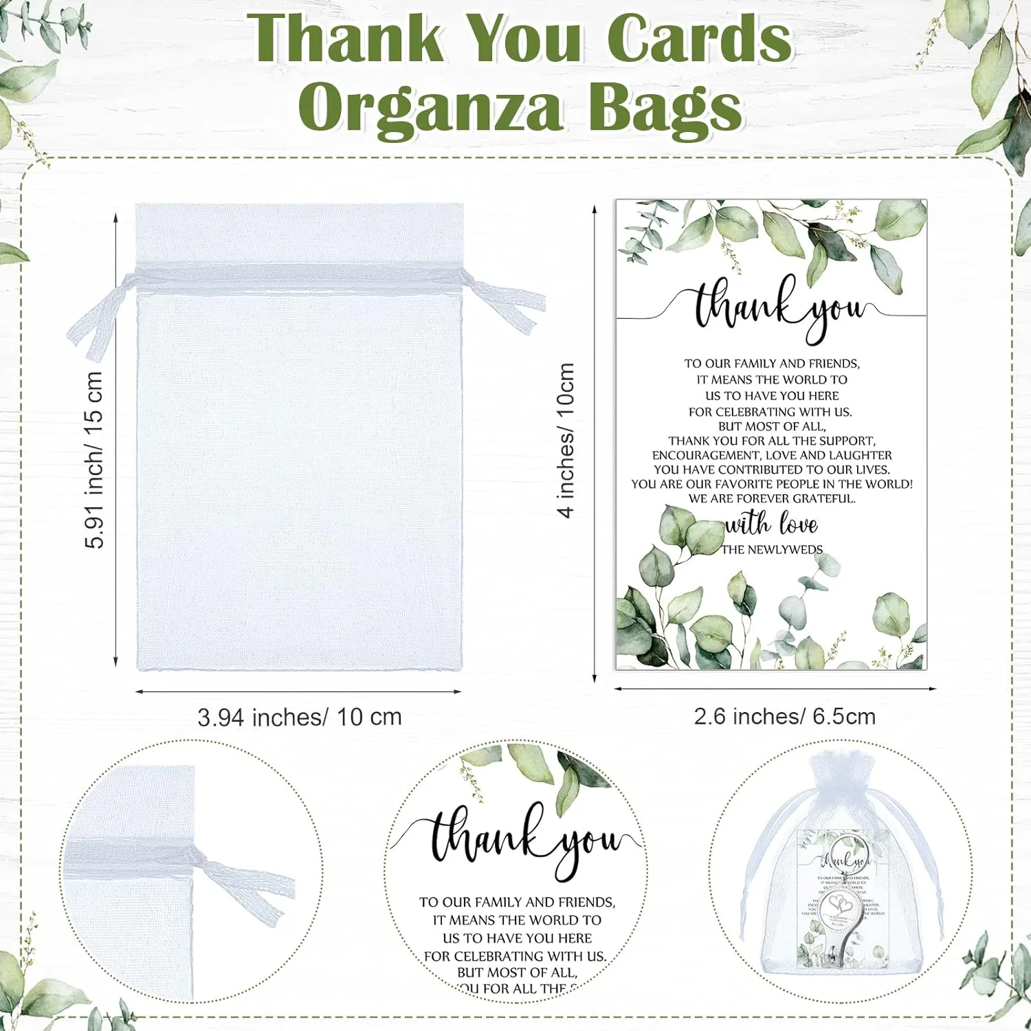 Fulmoon Wedding Multi Function Bottle Opener Nail Clipper Wedding Favors Brewery Cards White Organza Bags for Party Supplies Gift Souvenir Guests Men Women (150 Sets)