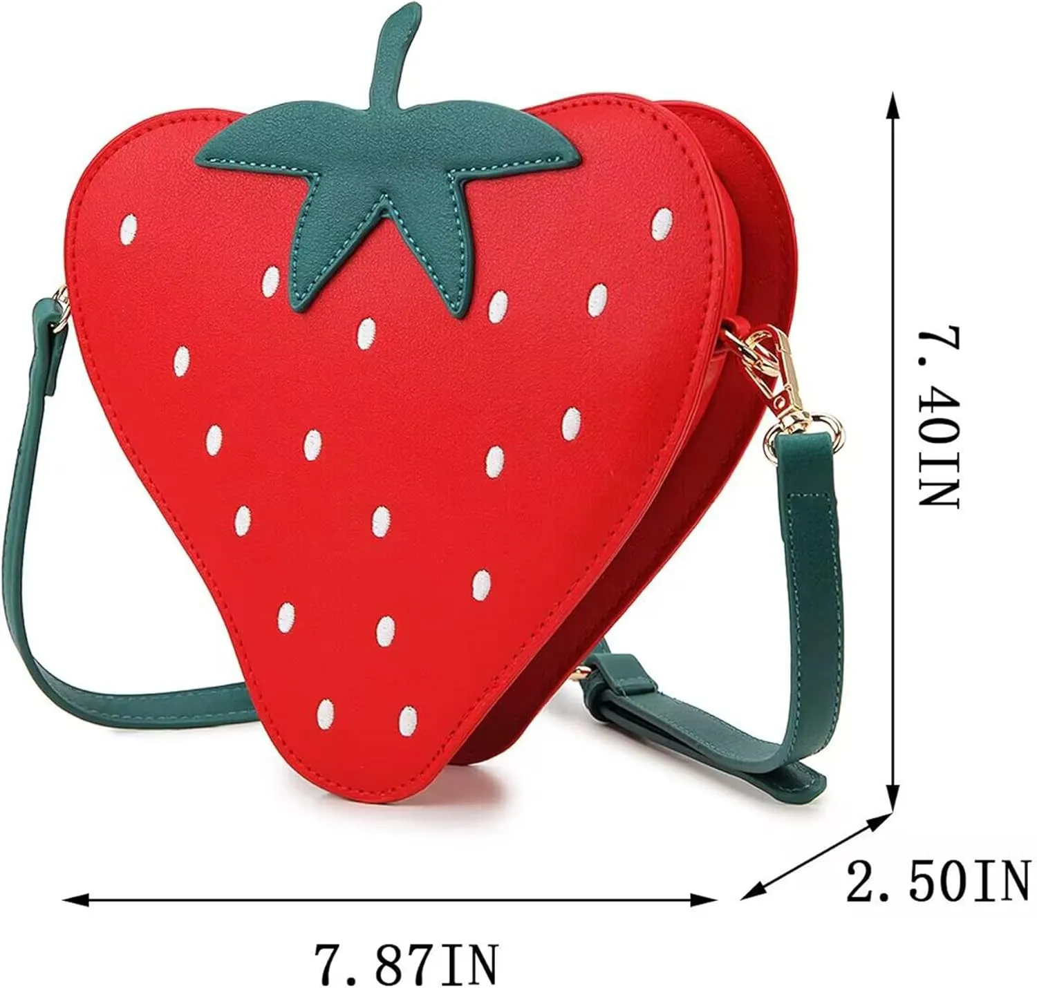Fun Shape Purse for Women Novelty Handbags Unique Chain Crossbody Bag for Teens with Adjustable Shoulder Strap
