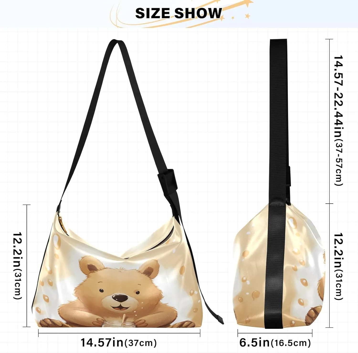 GAIGEO Valentine's Day Gifts Faux Leather Bag, Men Shoulder Bag Leather, Leather Crossbody Bag