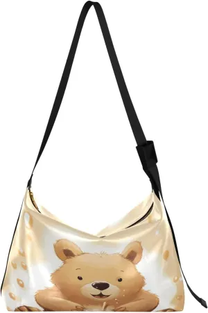 GAIGEO Valentine's Day Gifts Faux Leather Bag, Men Shoulder Bag Leather, Leather Crossbody Bag