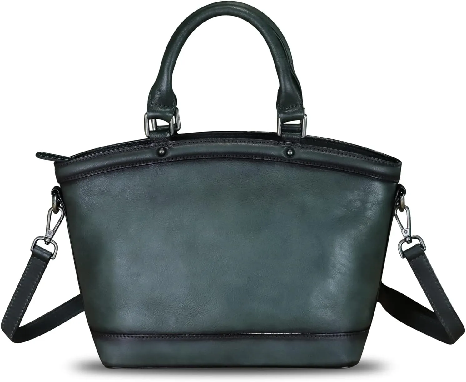 Genuine Leather Handbags for Women Satchel Top Handle Bags Handmade Vintage Crossbody Handbags Retro Tote Purse
