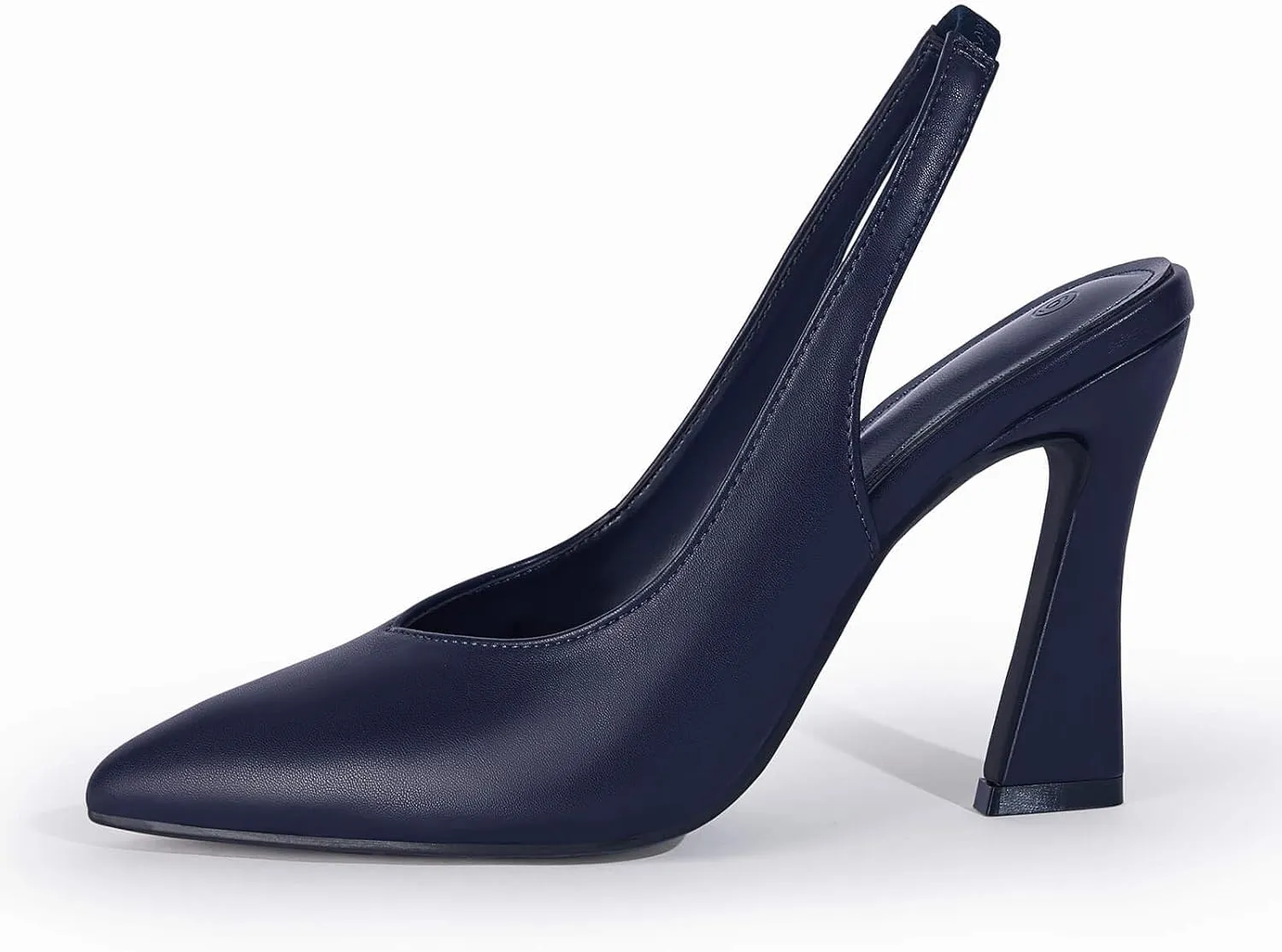 gihubafuil Womens Slingback Kitten Heels Closed Pointed Toe Wedding Party Dress Pumps Shoes