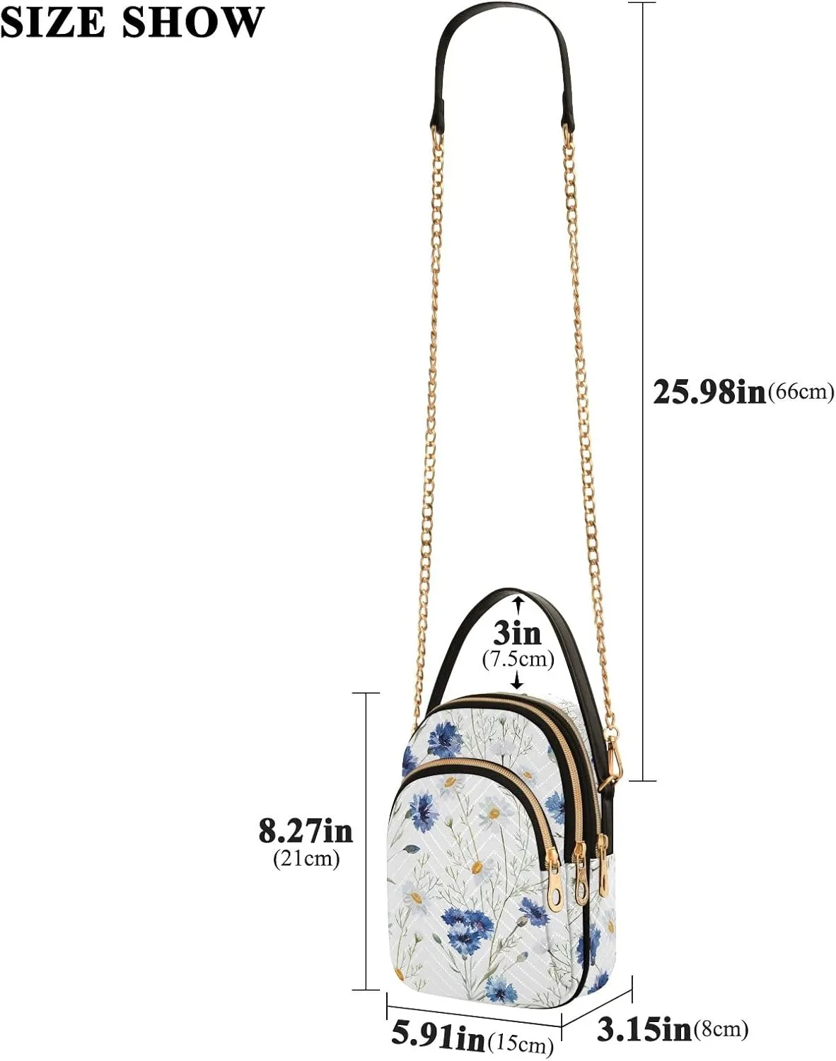 Golden Dog Paw Print Crossbody Travel Bags for Women Trendy Small Handbags for Women, Small Messenger Bag