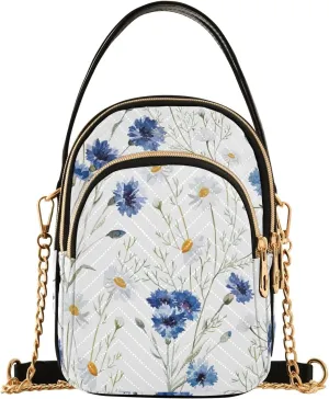 Golden Dog Paw Print Crossbody Travel Bags for Women Trendy Small Handbags for Women, Small Messenger Bag