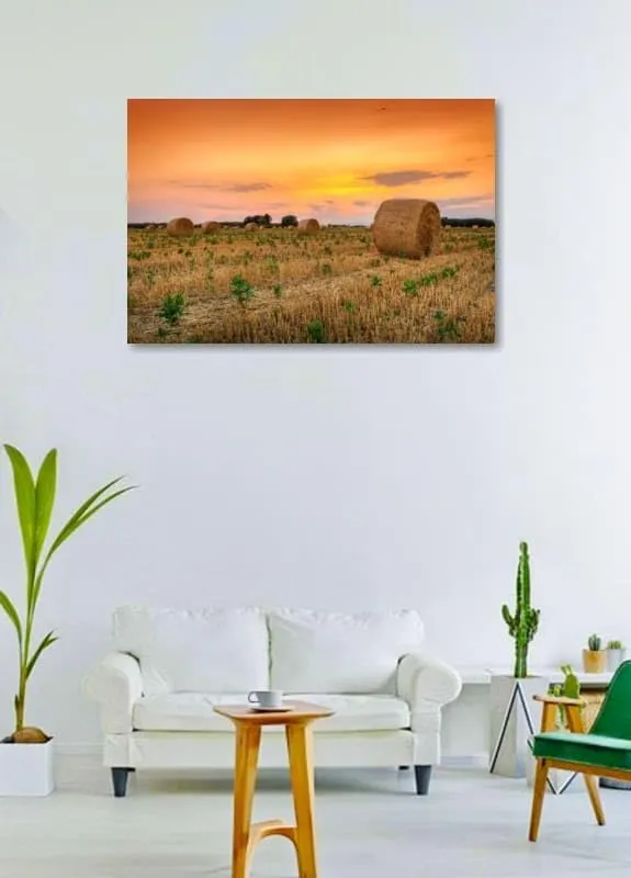 GRANDART.COM - Haystack At Dusk II - Canvas Wall Art By