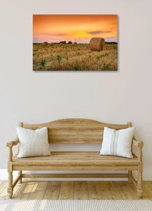 GRANDART.COM - Haystack At Dusk II - Canvas Wall Art By