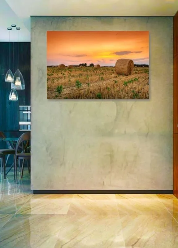 GRANDART.COM - Haystack At Dusk II - Canvas Wall Art By