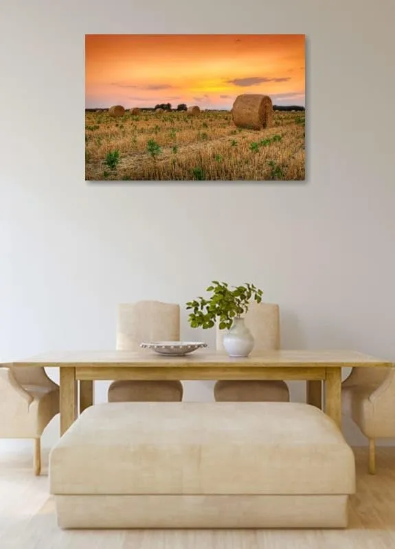 GRANDART.COM - Haystack At Dusk II - Canvas Wall Art By