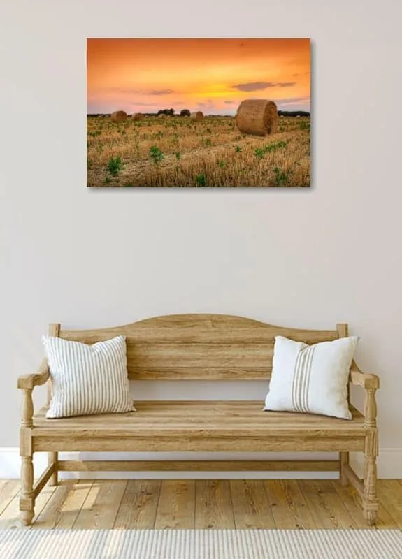GRANDART.COM - Haystack At Dusk II - Canvas Wall Art By