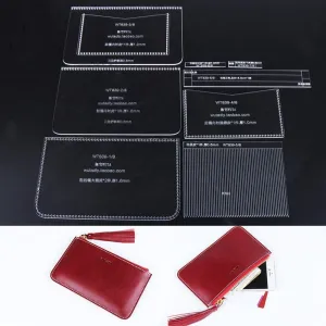 Handbag Acrylic Template Wallet Leather Pattern Acrylic Leather Pattern Leather Templates for Bags