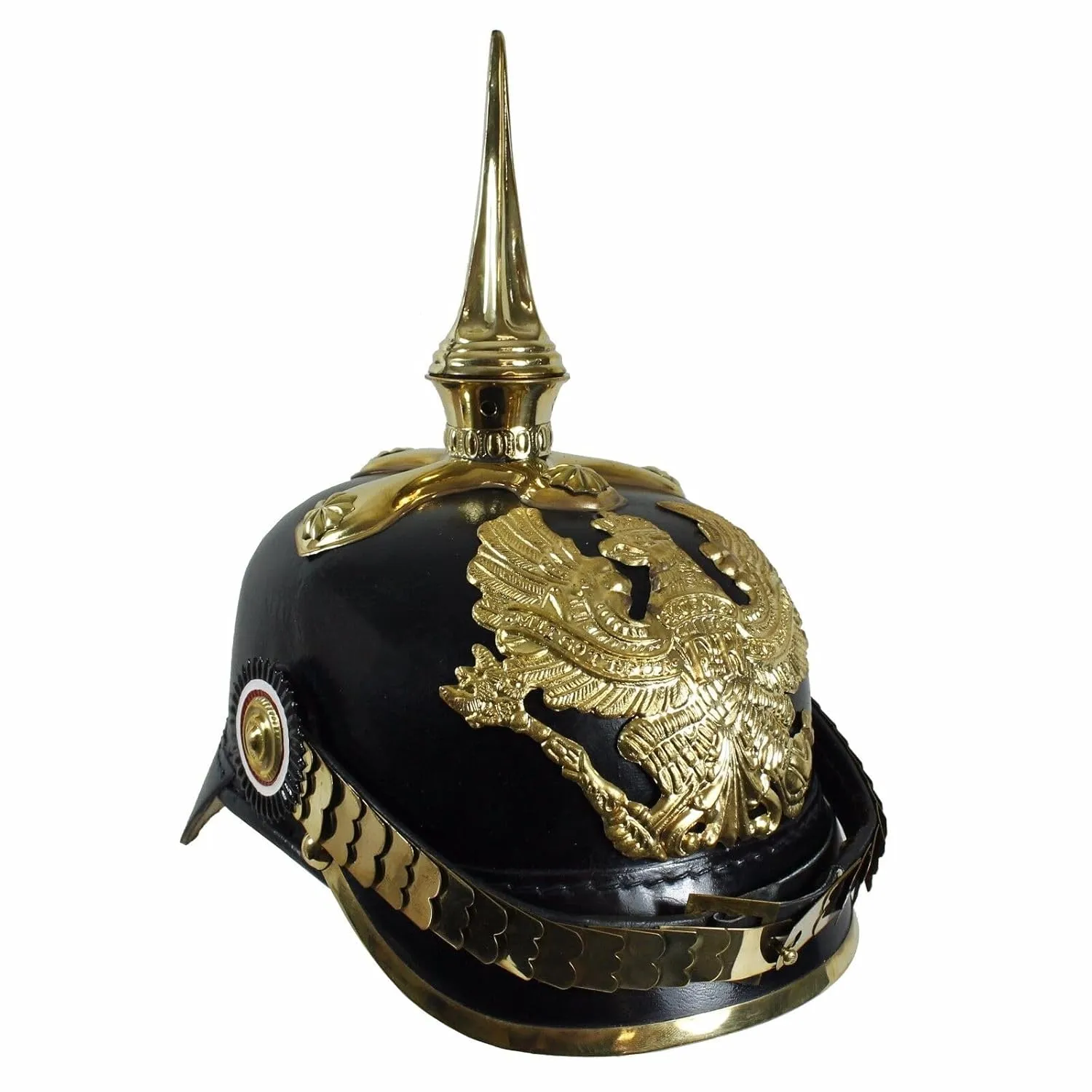 Handcrafted Leather Headgear Authentic Medieval Gear Costume Armor Renaissance Fair Helmet Historical Collectible Unique Handmade Headpiece Leather Crafted Pickelhaube