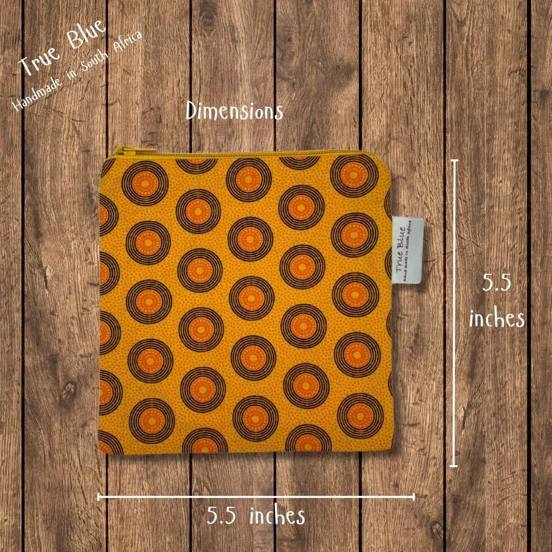Handmade African Shweshwe Fabric Coin Bag - Authentic South African Patterns, Durable and Stylish Pouch for Coins, Keys, Jewelry, and Small Accessories - 10 Unique Designs Available