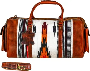 Handmade Duffle Bag leather heavy duty Gym Sports Airplane Overnight Luggage Carry On Unisex Travel Hand Rug Wollen Gift for His/Her (Duffle Bag Style_13)