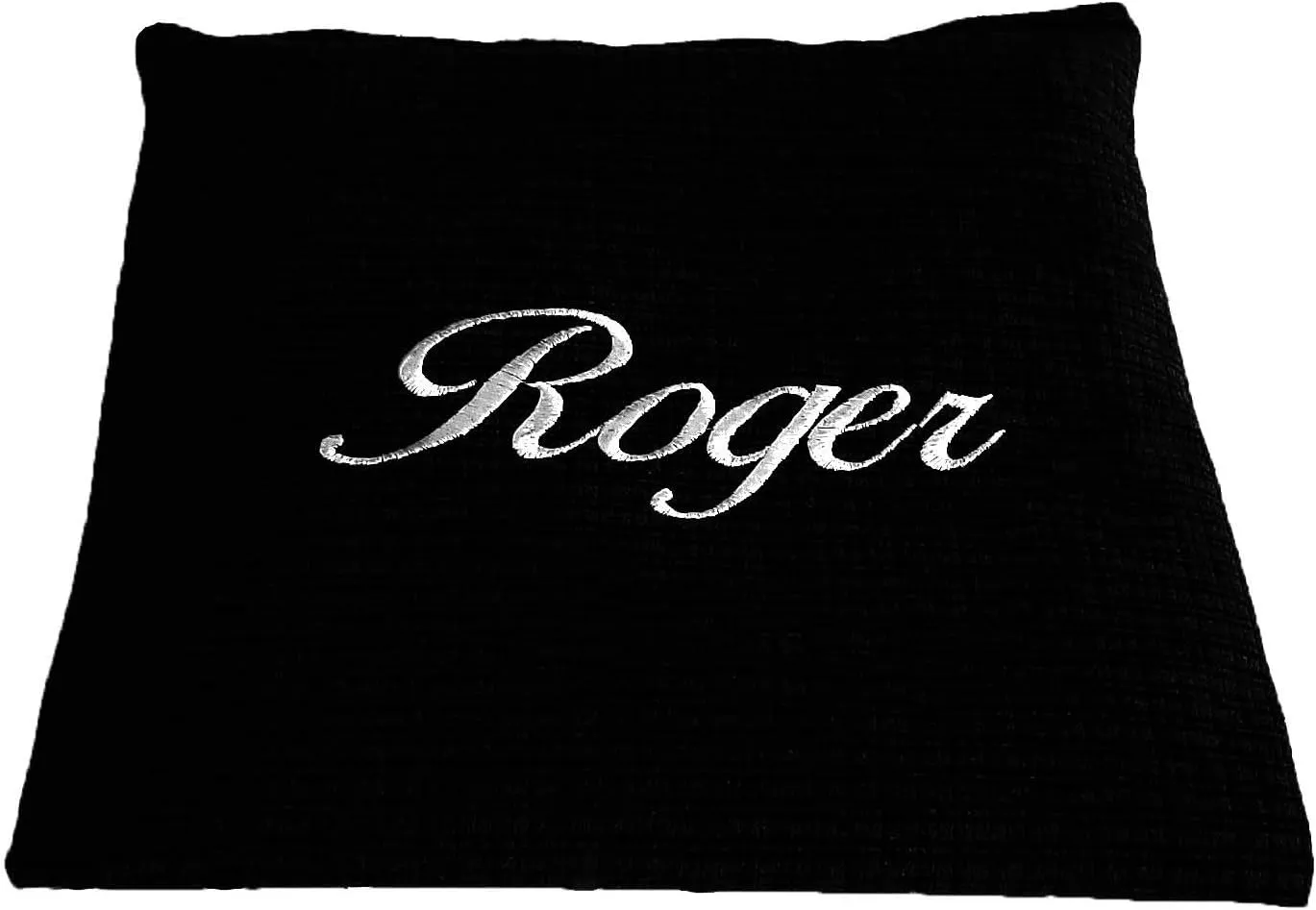 Heating Pad Corn Filled, Monogrammed, Personalized Custom Embroidered. Natural Heat Therapy for Lower Back, Neck, Shoulders, Cramps. Pain and Stress Relief Heated Wrap (Moonlight)