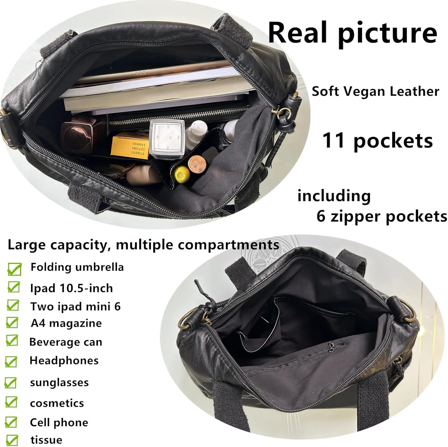 Hobo Handbag and Purses for Women,Top Handle Satchel Purse Tote Shoulder Bags Faux Leather for Ladies