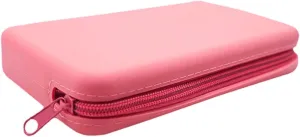 Homoyoyo Silicone Makeup Bag Portable Travel Toiletry Organizer Small Zipper Makeup Brush Pouch for Women Cosmetic Storage for Business Gym and Camping Use