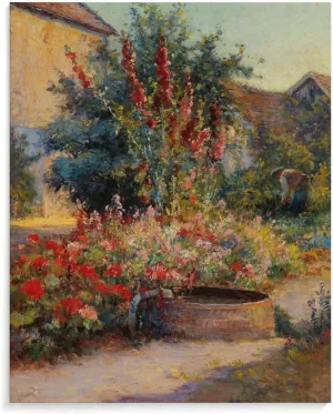 Hugo Charlemont Garten in Brioni Wall Poster Art Canvas Printing Poster Office Bedroom Aesthetic Poster Unframe-style 16x20inch(40x50cm)
