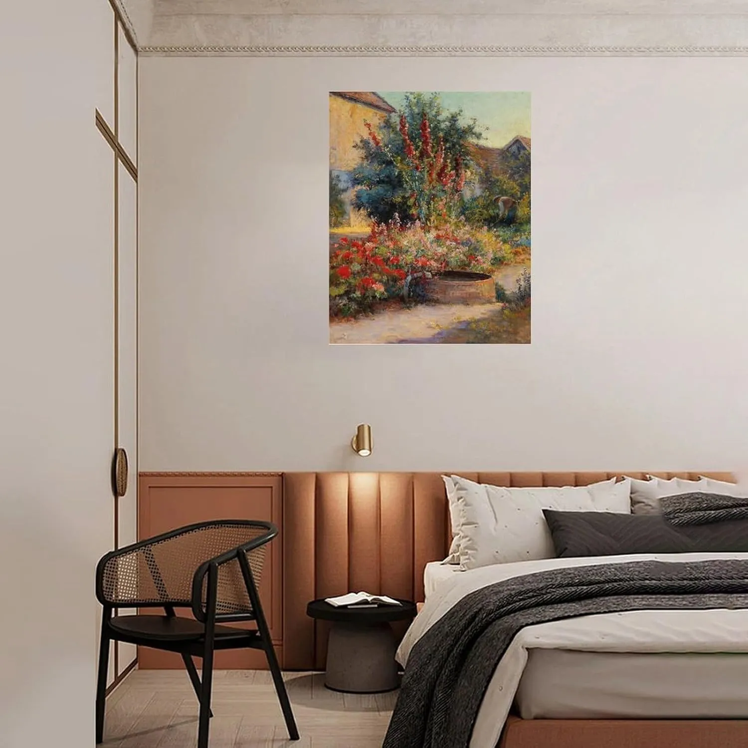 Hugo Charlemont Garten in Brioni Wall Poster Art Canvas Printing Poster Office Bedroom Aesthetic Poster Unframe-style 16x20inch(40x50cm)