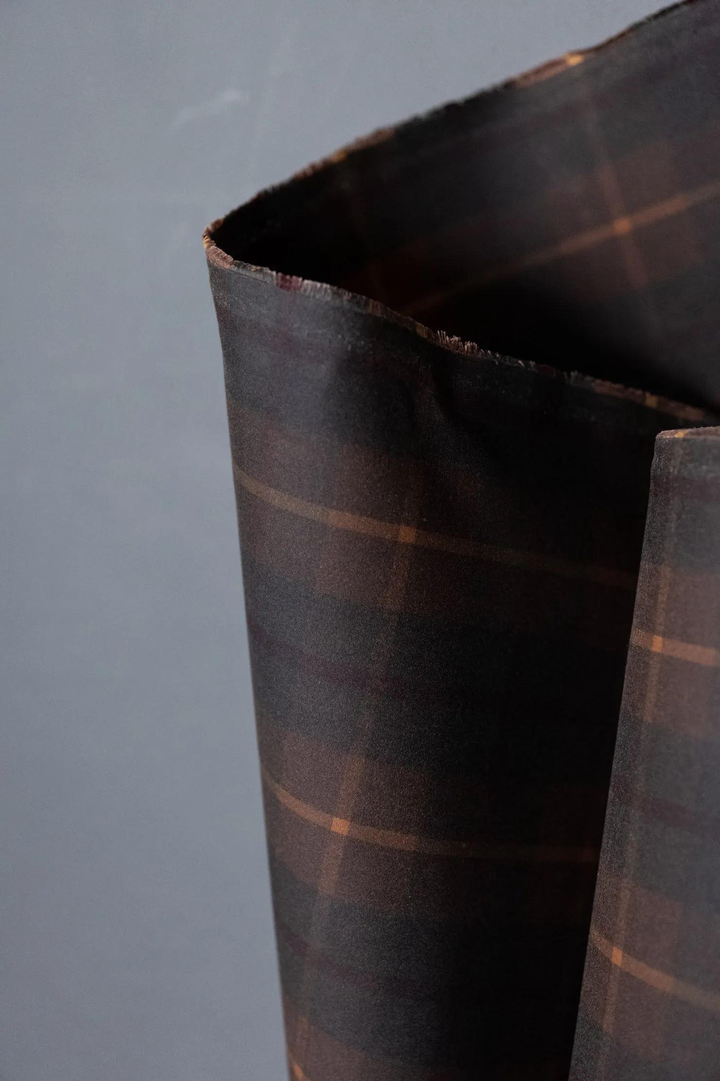 Hunter Brown Tartan Oilskin