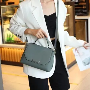 imeetu Purses for Women Leather Shoulder Bag with Zipper and Crossbody Bags Medium Size