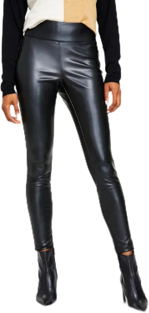 I.N.C. INTERNATIONAL CONCEPTS Petite Faux Leather Skinny Pants