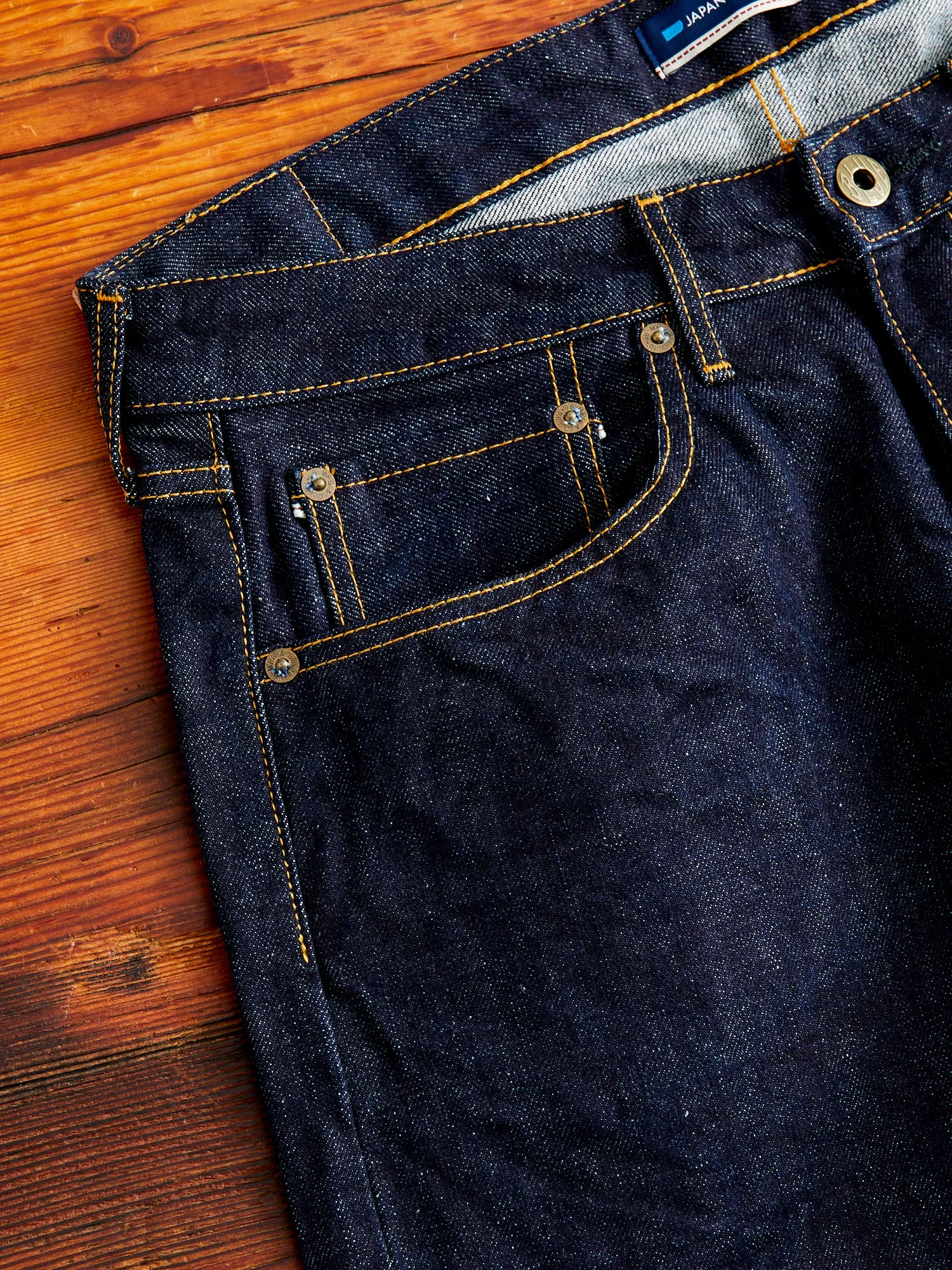 J401-IND "Circle" 14.8oz Selvedge Denim - Classic Straight Fit