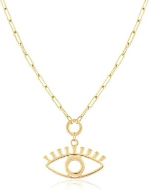 Jewelry Atelier Gold Filled Pendant Necklace Collection - 14K Yellow Gold Filled Pendant Necklace with Solid Clip Chain for Women (Different Sizes and Styles with Extension/Adjustable Chain)