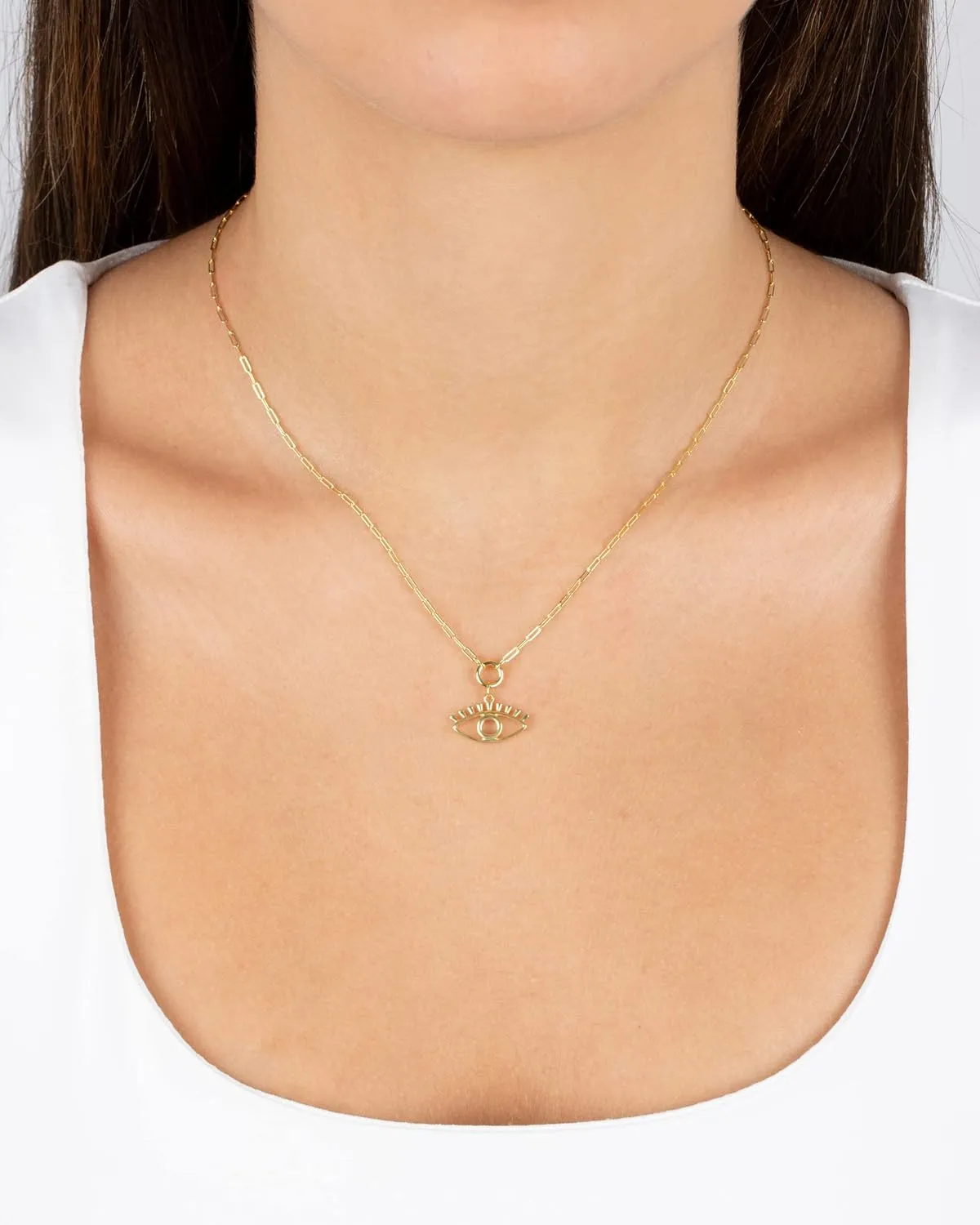 Jewelry Atelier Gold Filled Pendant Necklace Collection - 14K Yellow Gold Filled Pendant Necklace with Solid Clip Chain for Women (Different Sizes and Styles with Extension/Adjustable Chain)
