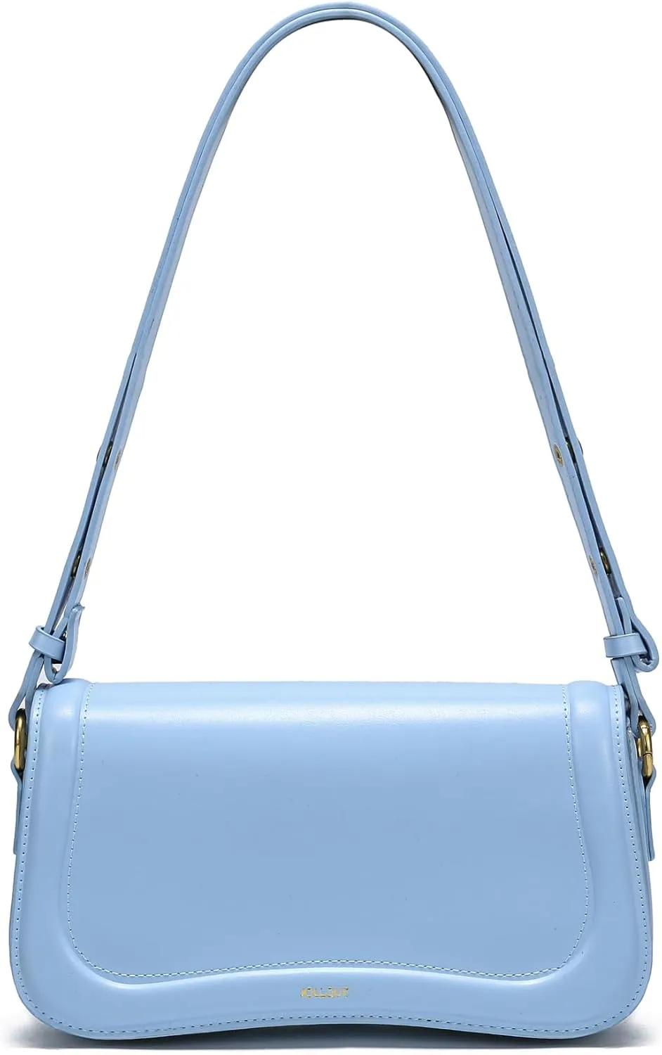 JOLLQUE Crescent Shoulder Bag for Women,Small Leather Dumpling Crossbody Bags,Unique Trendy Designer Handbag Purse Strap