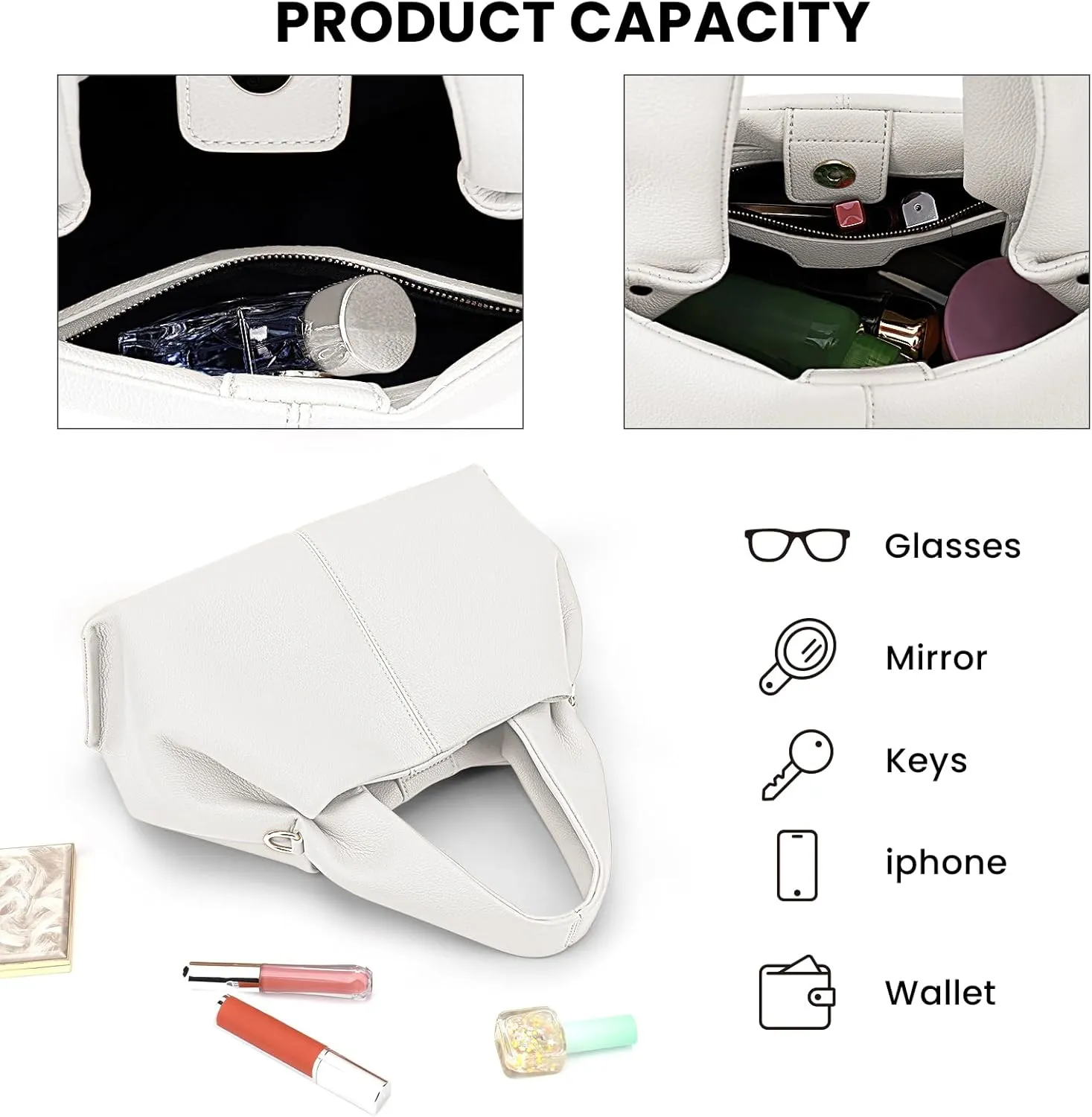 JQWYGB Cloud Pouch Dumpling Clutch Purse Women Tote Shoulder Retro Crossbody Bag with Removable Strap