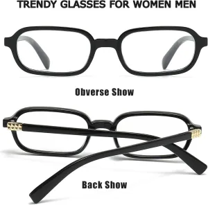 JUDOO Retro Rectangle Sunglasses for Women Men Narrow Vintage 90s Square Sunnies Rectangular Sunglasses Slim Cute Glasses