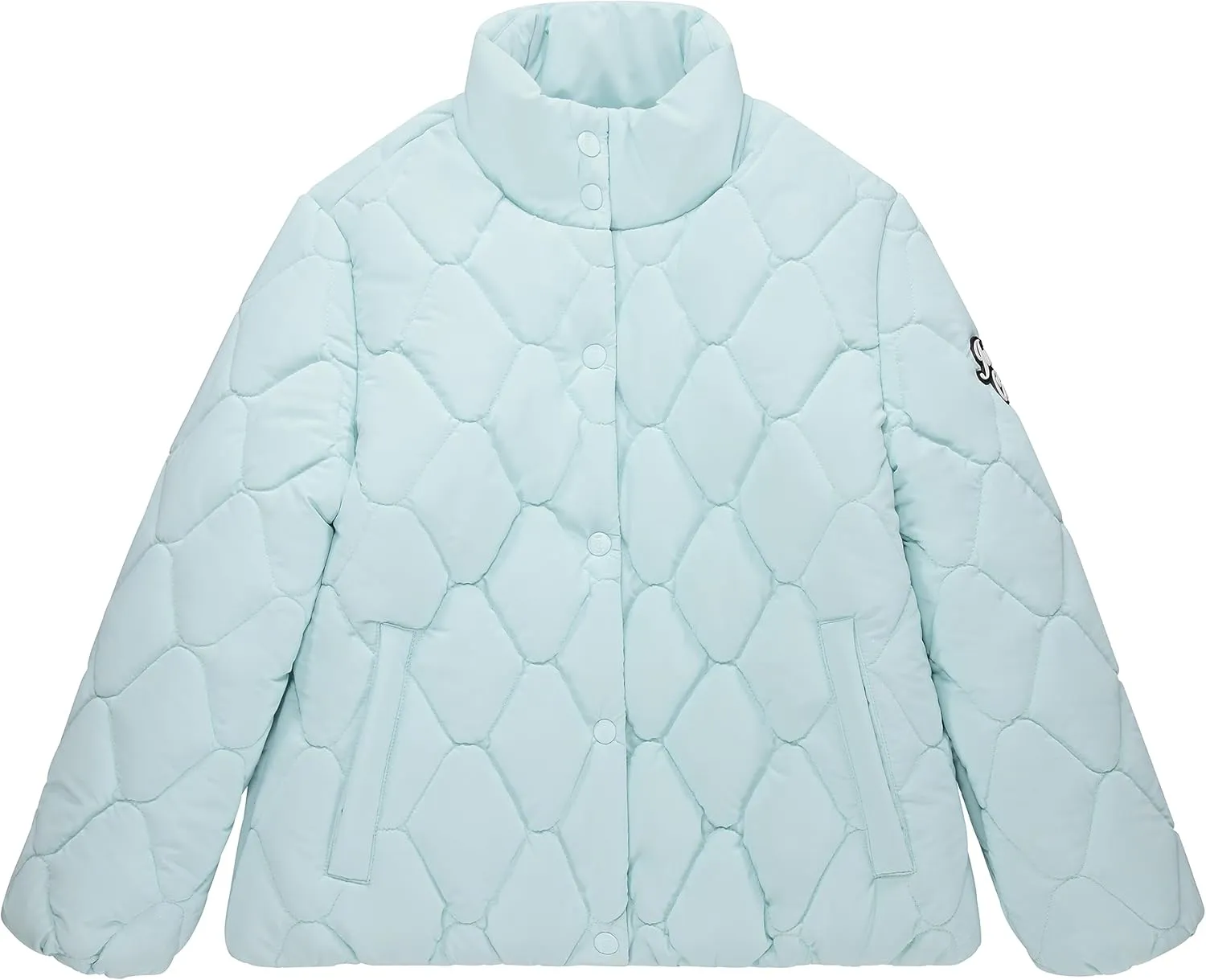 Juicy Couture Girls Coat, Faux Fur Hooded Winter Jacket, Warm Padded Parka Hoodie, Kids Heavyweight Winter Coat
