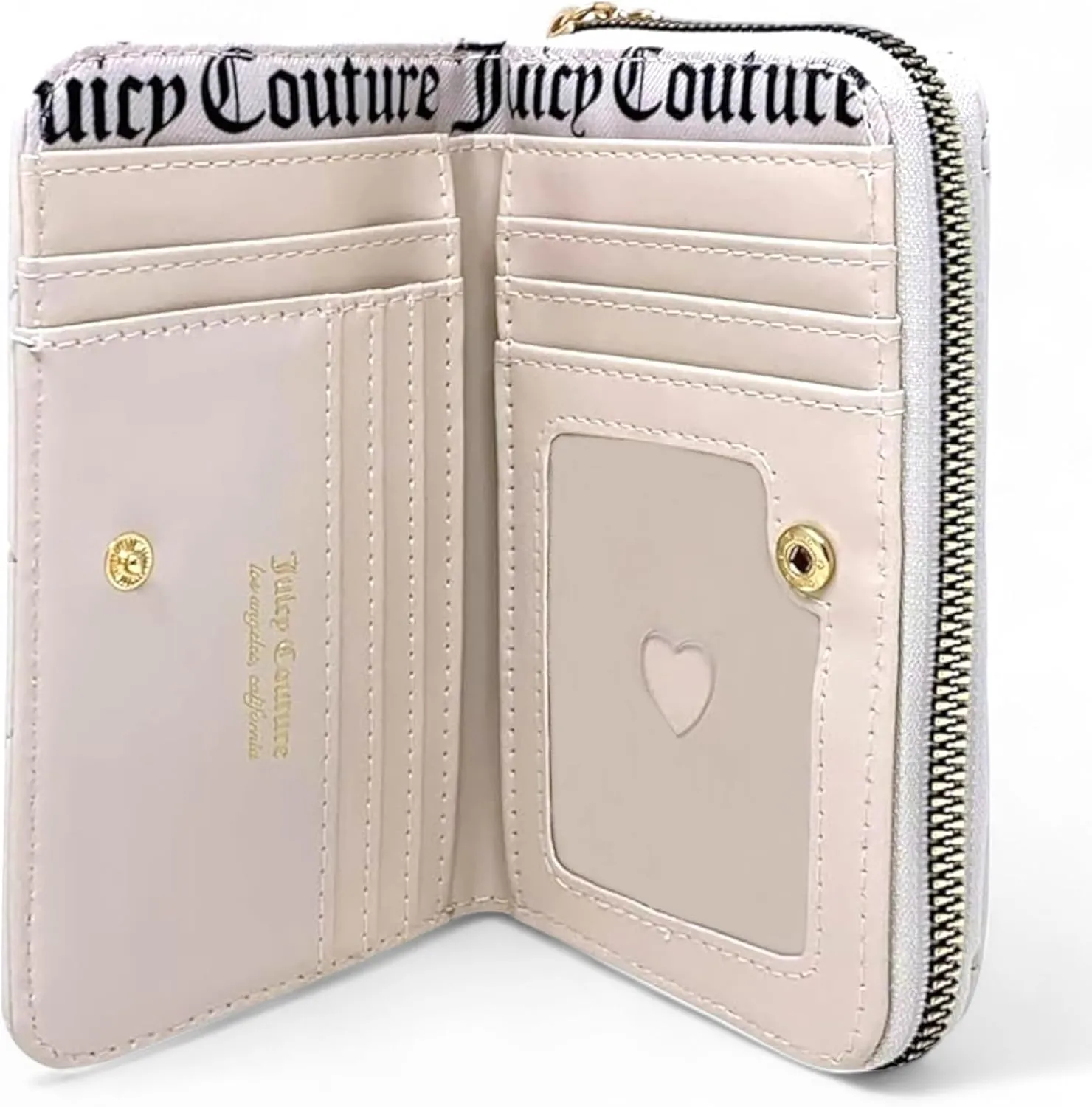 Juicy Couture Women's Multi-Compartment Wallet (Dusty Blush Vinyl) (Liquorice JC)