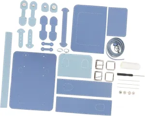 KAILIKETIY 1Set Handmade DIY Crossbody Bag Making Kit of PU Material for Craft Lovers Unique Present Creation for Manual Training Parent Interaction Activities
