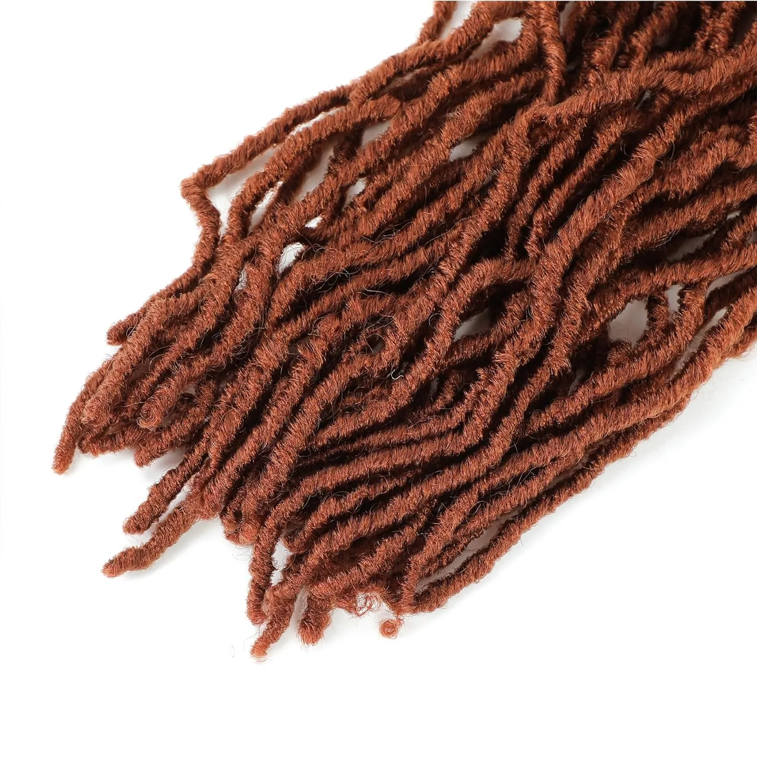 Karida Faux Locs Crochet Hair 30 Inch, 7 Packs Soft Locs Crochet Hair For Black Women Pre Looped Long Soft Crochet Locs (350#, 30 Inch (Pack of 7))