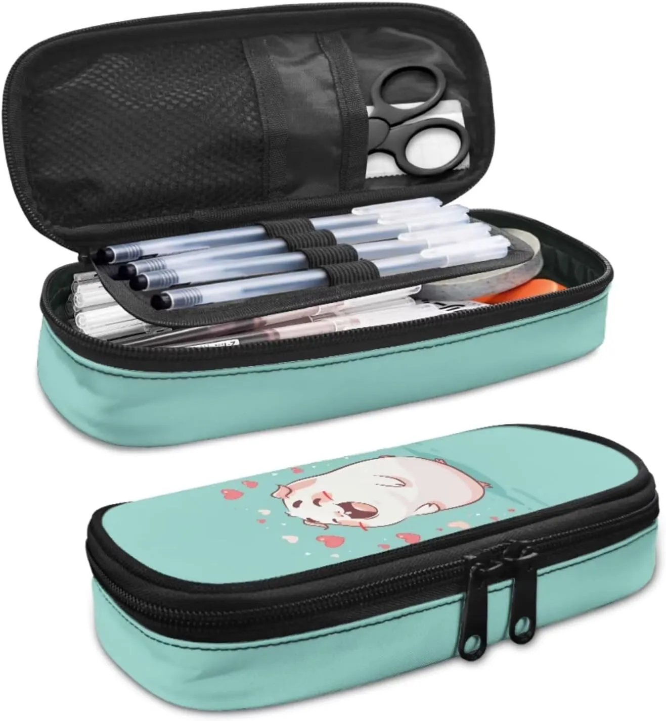 Kawaii Voles Elementary School Backpack for Girls Multi-Functional Fashion School Messenger Bag Retain Freshness Freezable Lunch Bag Mini Freezable Lunch Bag for Students