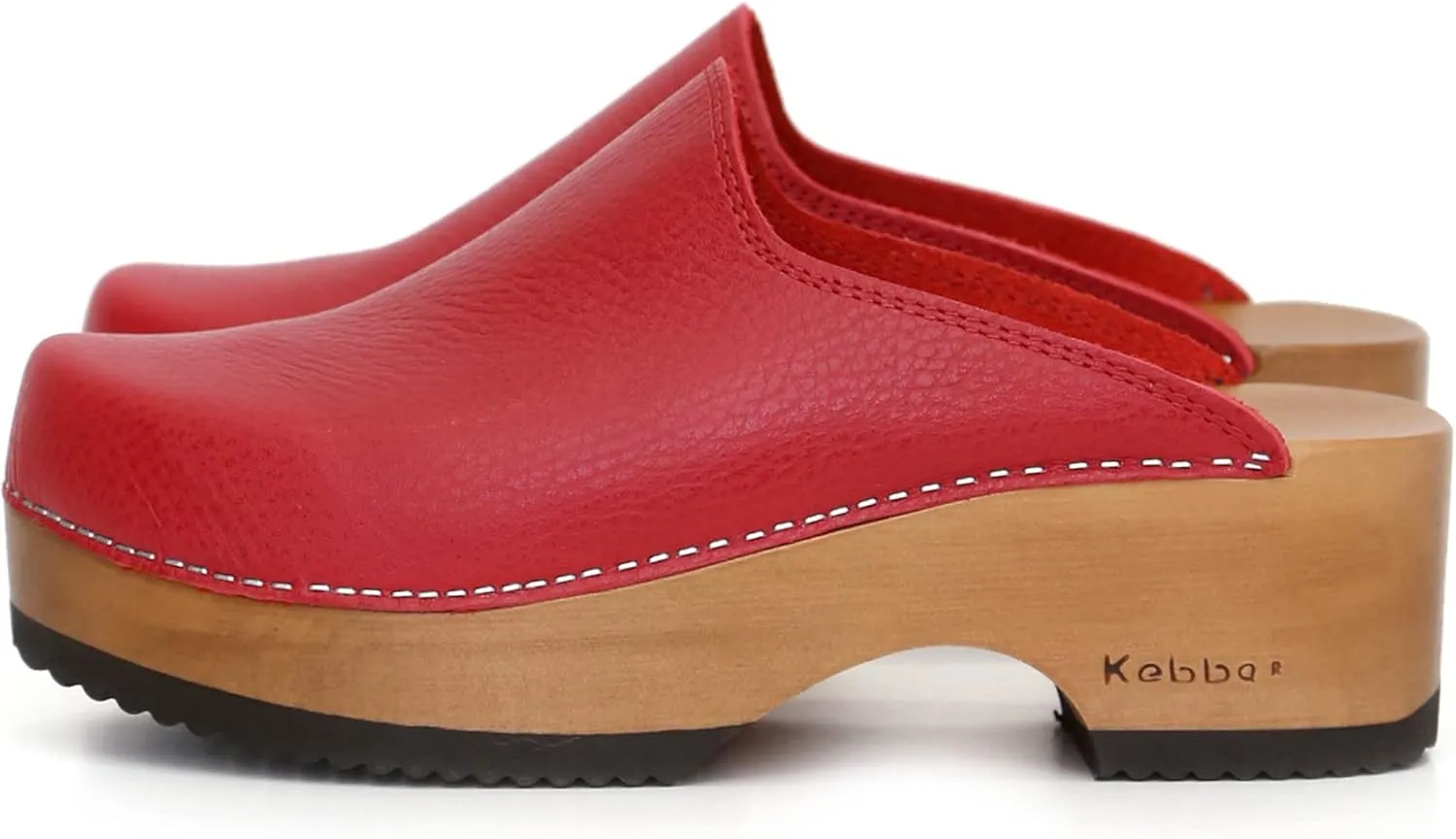 Kebba Edith - Handmade Wooden Clogs with Genuine Leather | Arch Support and Comfortable Fit | Chilean Tepa Platform and EVA Sole |Made in Villarrica, Chile