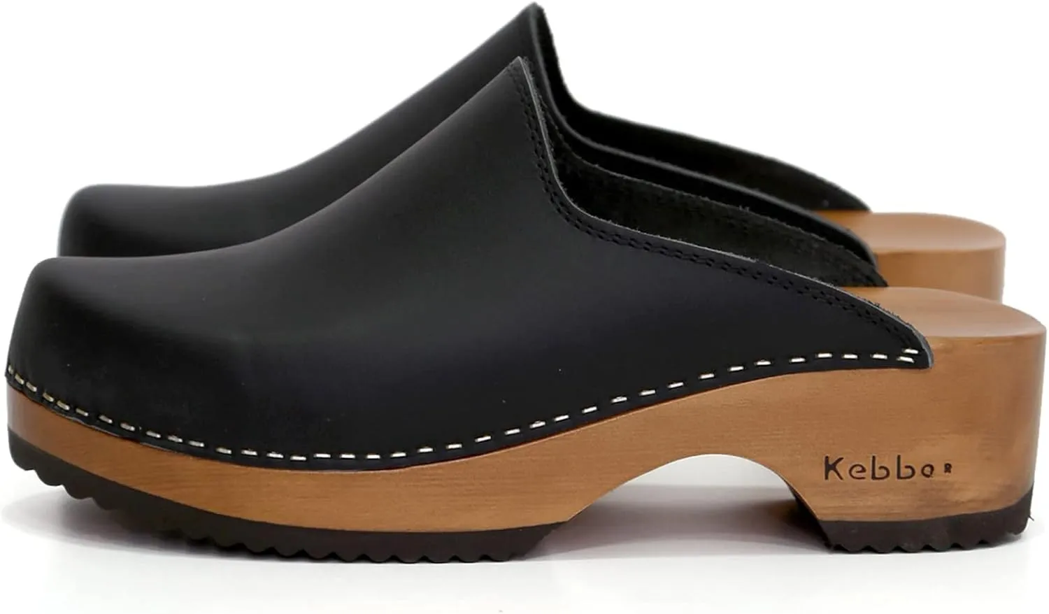 Kebba Edith - Handmade Wooden Clogs with Genuine Leather | Arch Support and Comfortable Fit | Chilean Tepa Platform and EVA Sole |Made in Villarrica, Chile