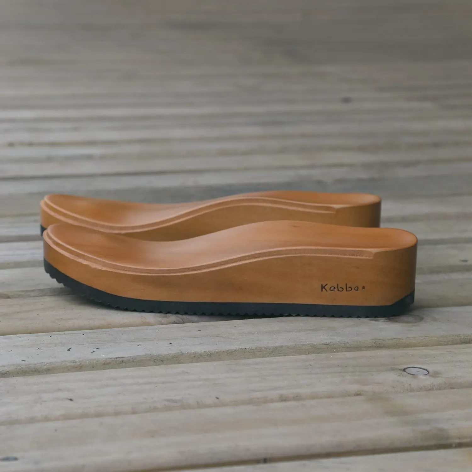 Kebba Liliane - Handmade Wooden Clogs with Genuine Leather | Arch Support and Comfortable Fit | Chilean Tepa Platform and EVA Sole |Made in Villarrica, Chile