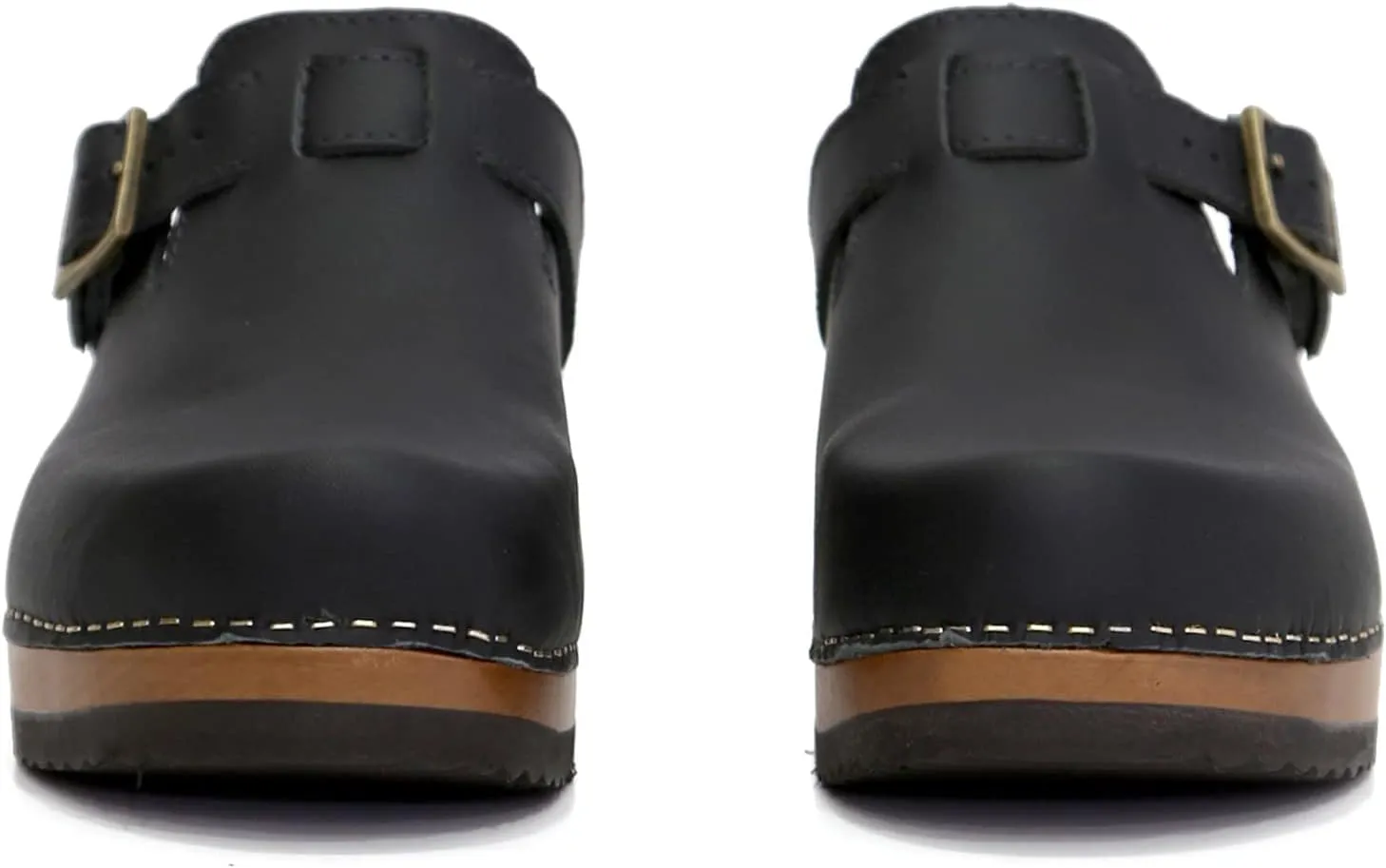 Kebba Liliane - Handmade Wooden Clogs with Genuine Leather | Arch Support and Comfortable Fit | Chilean Tepa Platform and EVA Sole |Made in Villarrica, Chile