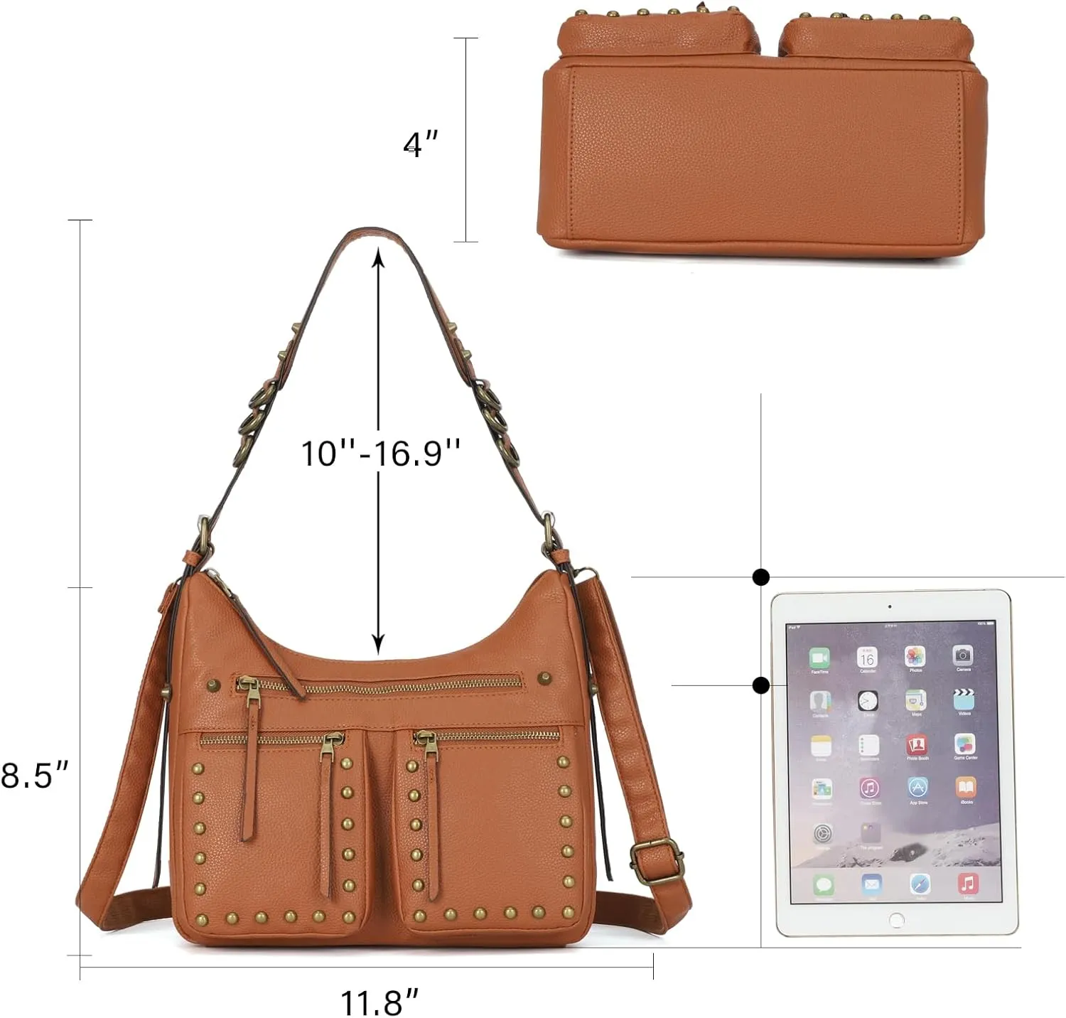 KL928 Large Hobo Shoulder Bag for Women Soft Faux Leather Handbags Fashion Tote Purse Adjustable Strap