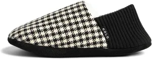 Kolo Tweed House Shoes, Faux Fur Lining, Genuine Leather Suede Sole