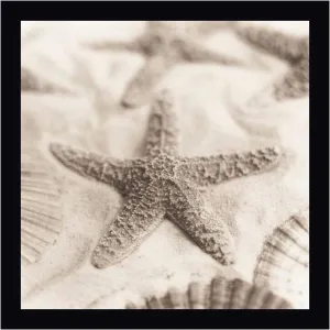 La Mer 2 by Alan Blaustein - 20" x 20" Framed Canvas Art Print - Black Frame - Ready to Hang