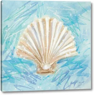 La Mer D by Jerry Sic - 24" x 24" Canvas Art Print Gallery Wrapped - Ready to Hang