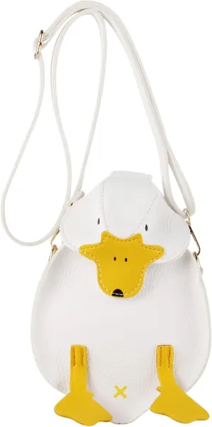 Lanpet New Unique Animal Shape Design Cross Body Bags Duck Clutch Purses Novel Shoulder Messenger Bag