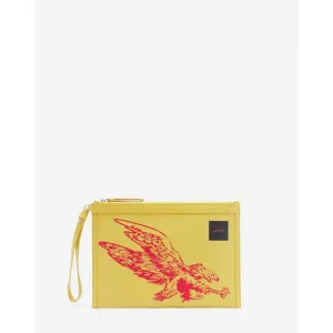 Lanvin "Yellow Leather Men Wallet"